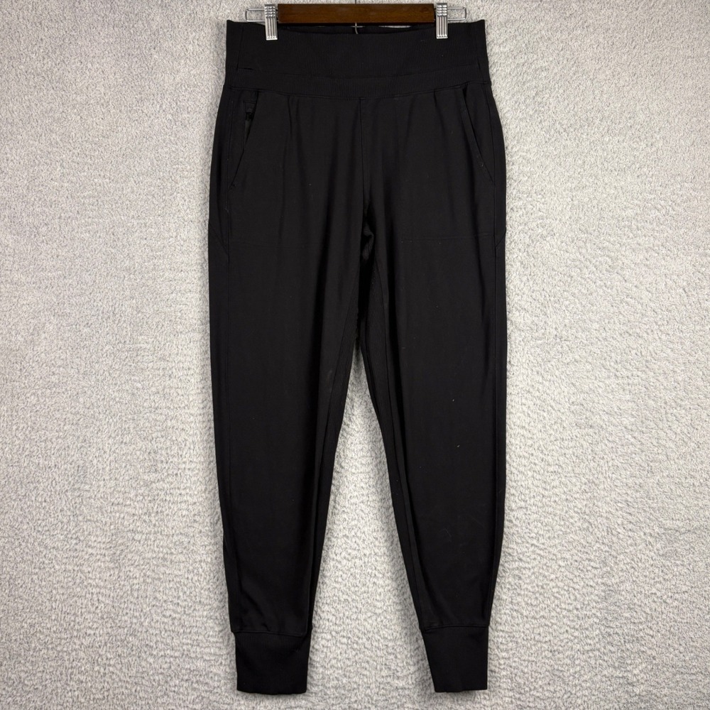 Athleta Venice Jogger Womens Small Black High Rise Tapered Activewear Pants